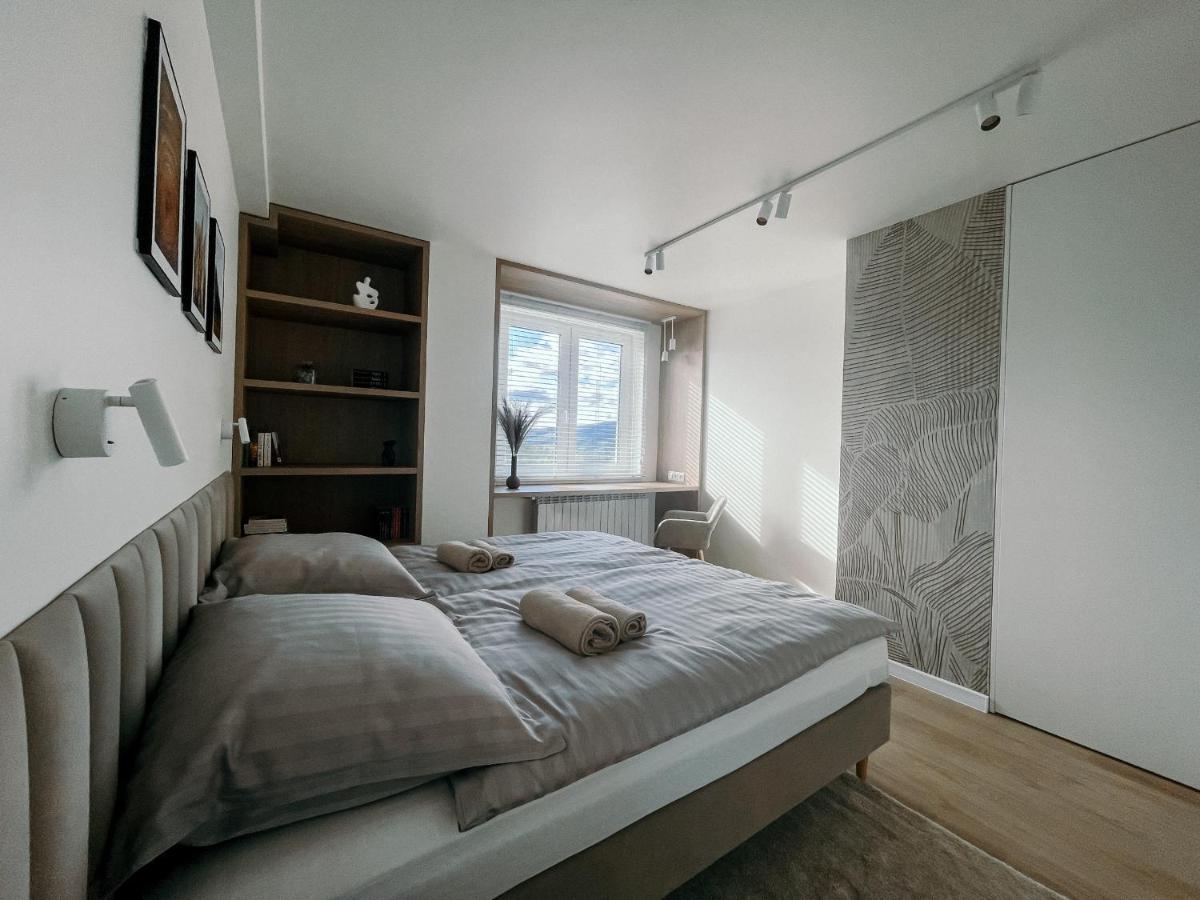 라프카 Penthouse Sloneczna Rapsodia - Blisko Parku Zdrojowego - Duzy Taras Na Dachu - Piekny Widok - Winda - Garaz 아파트 외부 사진
